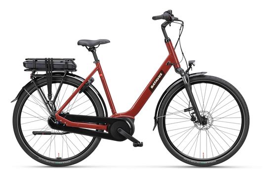 BATAVUS Altura E-Go CP Plus N7 Lageinstap Rood Bruin Glans 56cm 2025